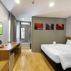 Отель D Varee Xpress Pula Silom Таиланд, Бангкок - отзывы, цены и фото номеров - забронировать отель D Varee Xpress Pula Silom онлайн комната для гостей фото 4