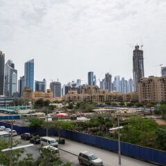 Отель HiGuests Vacation Homes - Burj Views Дубай балкон