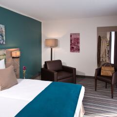 Отель Leonardo Hotel Munich City Olympiapark Германия, Мюнхен - 2 отзыва об отеле, цены и фото номеров - забронировать отель Leonardo Hotel Munich City Olympiapark онлайн комната для гостей фото 4