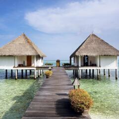Отель Gangehi Island Resort 4* Вилла с различными типами кроватей фото 7