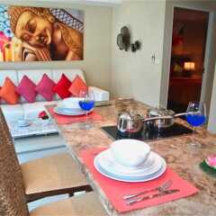 Апартаменты Kata Ocean View New Apartment 1 Bedroom пляж Ката комната для гостей фото 2