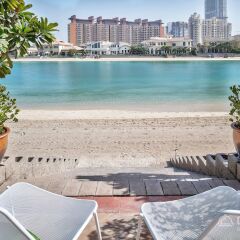 Отель Dream Inn Dubai - Royal Palm Beach Villa ОАЭ, Дубай - отзывы, цены и фото номеров - забронировать отель Dream Inn Dubai - Royal Palm Beach Villa онлайн пляж фото 2