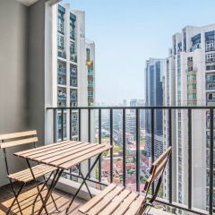 Отель Belle Grand Rama9 Таиланд, Бангкок - отзывы, цены и фото номеров - забронировать отель Belle Grand Rama9 онлайн балкон