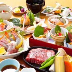 Отель Kannawa Onsen Zekkei no Yado Sakuratei Беппу питание