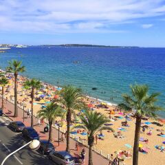Отель Residence Coeur De Cannes Beach Франция, Канны - отзывы, цены и фото номеров - забронировать отель Residence Coeur De Cannes Beach онлайн пляж фото 2