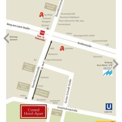 Отель Central Hotel Apart München Германия, Мюнхен - 1 отзыв об отеле, цены и фото номеров - забронировать отель Central Hotel Apart München онлайн фото 22