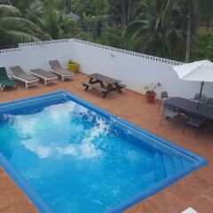 Отель Ocho Rios Almond Tree Villas Ямайка, Очо-Риос - отзывы, цены и фото номеров - забронировать отель Ocho Rios Almond Tree Villas онлайн бассейн фото 3