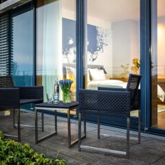 Отель Radisson Blu Hotel, Cologne Германия, Кёльн - 8 отзывов об отеле, цены и фото номеров - забронировать отель Radisson Blu Hotel, Cologne онлайн балкон