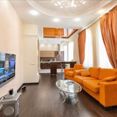 Гостиница KievApartment комната для гостей фото 4
