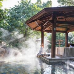 Отель Banyueshan Spa Hotel Китай, Сямынь - отзывы, цены и фото номеров - забронировать отель Banyueshan Spa Hotel онлайн бассейн фото 2