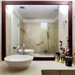 Eastern Style Modern w Parking & Jacuzzi Израиль, Иерусалим - отзывы, цены и фото номеров - забронировать отель Eastern Style Modern w Parking & Jacuzzi онлайн ванная