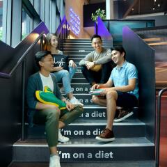 Отель lyf Funan Singapore by Ascott Сингапур фитнесс-зал