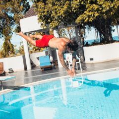 Отель Alex Group Jomtien Plaza Condotel Таиланд, Паттайя - отзывы, цены и фото номеров - забронировать отель Alex Group Jomtien Plaza Condotel онлайн бассейн фото 3