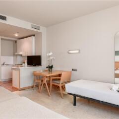 Отель Apartahotel Exe Campus San Mamés Испания, Леон - отзывы, цены и фото номеров - забронировать отель Apartahotel Exe Campus San Mamés онлайн комната для гостей фото 4