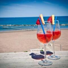 Отель Costa Azzurra Италия, Римини - отзывы, цены и фото номеров - забронировать отель Costa Azzurra онлайн пляж фото 2