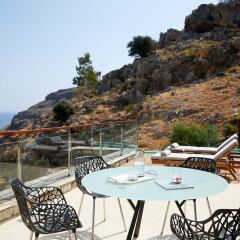 Lindos Blu Luxury Hotel & Suites - Adults Only пляж фото 2