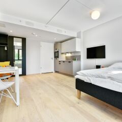 Апартаменты Forenom Serviced Apartments Oslo Majorstuen комната для гостей фото 4