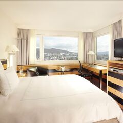 Отель Swissotel Zurich Швейцария, Цюрих - 3 отзыва об отеле, цены и фото номеров - забронировать отель Swissotel Zurich онлайн комната для гостей фото 4