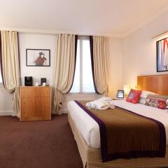 Отель Hôtel Waldorf Trocadéro комната для гостей