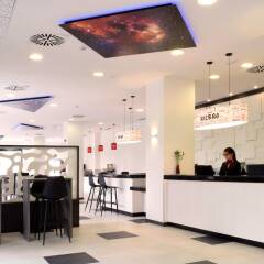 Отель New Bilbao Airport Испания, Дерио - отзывы, цены и фото номеров - забронировать отель New Bilbao Airport онлайн интерьер отеля