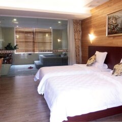 Отель Xiamen Tianmu Hotspring Resort Китай, Сямынь - отзывы, цены и фото номеров - забронировать отель Xiamen Tianmu Hotspring Resort онлайн комната для гостей фото 5