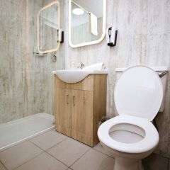 Отель Embassy Apartments Великобритания, Глазго - отзывы, цены и фото номеров - забронировать отель Embassy Apartments онлайн ванная