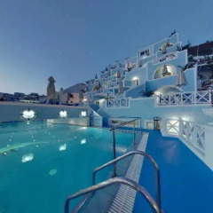 Отель Kafieris Apartments on the cliff Греция, Остров Санторини - 1 отзыв об отеле, цены и фото номеров - забронировать отель Kafieris Apartments on the cliff онлайн бассейн фото 3