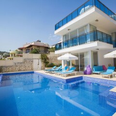 Villa Gala by Akdenizvillam Турция, Калкан - отзывы, цены и фото номеров - забронировать отель Villa Gala by Akdenizvillam онлайн бассейн фото 2