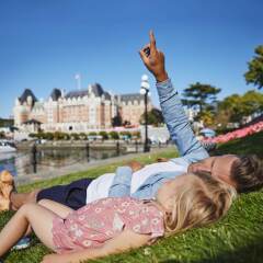 Отель The Fairmont Empress Канада, Виктория - отзывы, цены и фото номеров - забронировать отель The Fairmont Empress онлайн приотельная территория фото 2