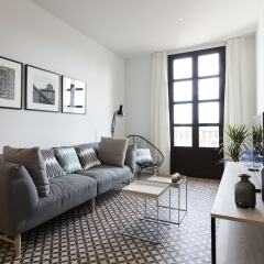 Апартаменты Aspasios Poblenou Apartments комната для гостей фото 4