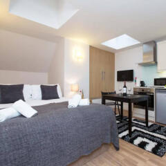 Апартаменты Apple Apartments Kensington Лондон комната для гостей фото 3