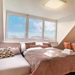 Отель SKY9 Penthouse Apartments Австрия, Вена - отзывы, цены и фото номеров - забронировать отель SKY9 Penthouse Apartments онлайн комната для гостей фото 4