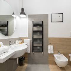 Отель Rome as you feel - Large Design Apartment Mazzini Италия, Рим - отзывы, цены и фото номеров - забронировать отель Rome as you feel - Large Design Apartment Mazzini онлайн ванная