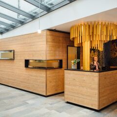 Отель arcona LIVING BACH14 Германия, Лейпциг - 1 отзыв об отеле, цены и фото номеров - забронировать отель arcona LIVING BACH14 онлайн интерьер отеля