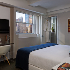 Отель Paramount Times Square 4* Номер Делюкс с двуспальной кроватью фото 6