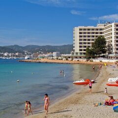 Отель Alua Hawaii Ibiza пляж фото 2