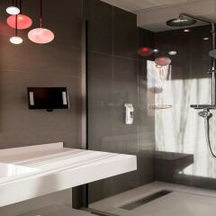 Отель Mercure Lyon Part Dieu Франция, Лион - 2 отзыва об отеле, цены и фото номеров - забронировать отель Mercure Lyon Part Dieu онлайн ванная фото 2