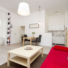 Апартаменты Primeflats - Apartments in Rixdorf комната для гостей фото 5