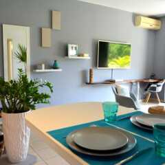 Отель F2 Little Eden - Tahiti - Vue Moorea Holiday home 1 удобства в номере