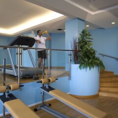 Отель Terme Firenze Италия, Абано-Терме - отзывы, цены и фото номеров - забронировать отель Terme Firenze онлайн фитнесс-зал