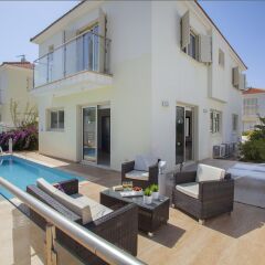 Отель Athina Villa 8 Кипр, Протарас - отзывы, цены и фото номеров - забронировать отель Athina Villa 8 онлайн балкон