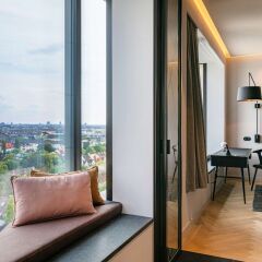 Отель Andaz Munich Schwabinger Tor By Hyatt Мюнхен балкон