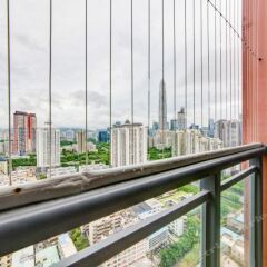 Апартаменты Ruige Business Apartment (Shenzhen Xinzhou Road Kingzone) балкон