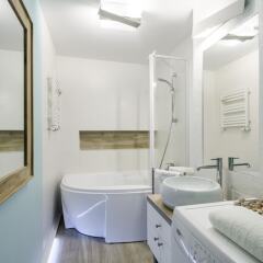 Апартаменты P&O Apartments Stegny 3 Варшава ванная