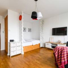 Апартаменты P&O Apartments Stegny Варшава комната для гостей фото 2
