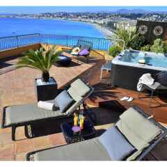 Отель Hôtel La Pérouse Франция, Ницца - 2 отзыва об отеле, цены и фото номеров - забронировать отель Hôtel La Pérouse онлайн бассейн фото 3