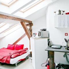 Апартаменты Attic Studio в номере