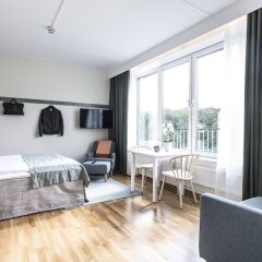 Апартаменты Biz Apartment Hammarby Sjostad Йоханнесхов комната для гостей фото 5