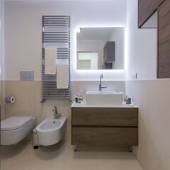 Отель Milan Royal Suites & Luxury Apartments Италия, Милан - 1 отзыв об отеле, цены и фото номеров - забронировать отель Milan Royal Suites & Luxury Apartments онлайн ванная фото 2