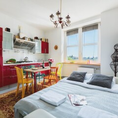 Апартаменты P&O Apartments Puławska 2 Варшава комната для гостей